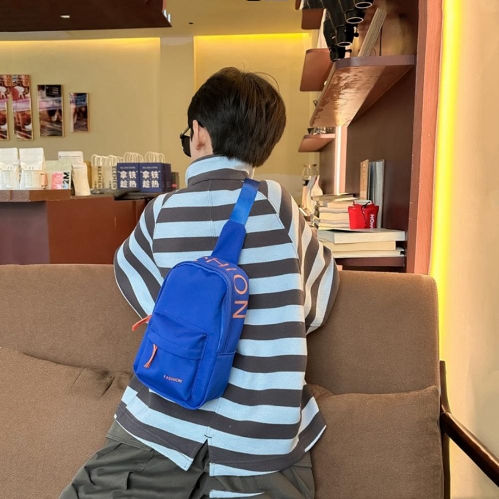 Kids Shoulder Bag Fashiable Children'S Crossbody Bag Letter Printed Bag Lightweight For Day Care Daily Outings Preschool