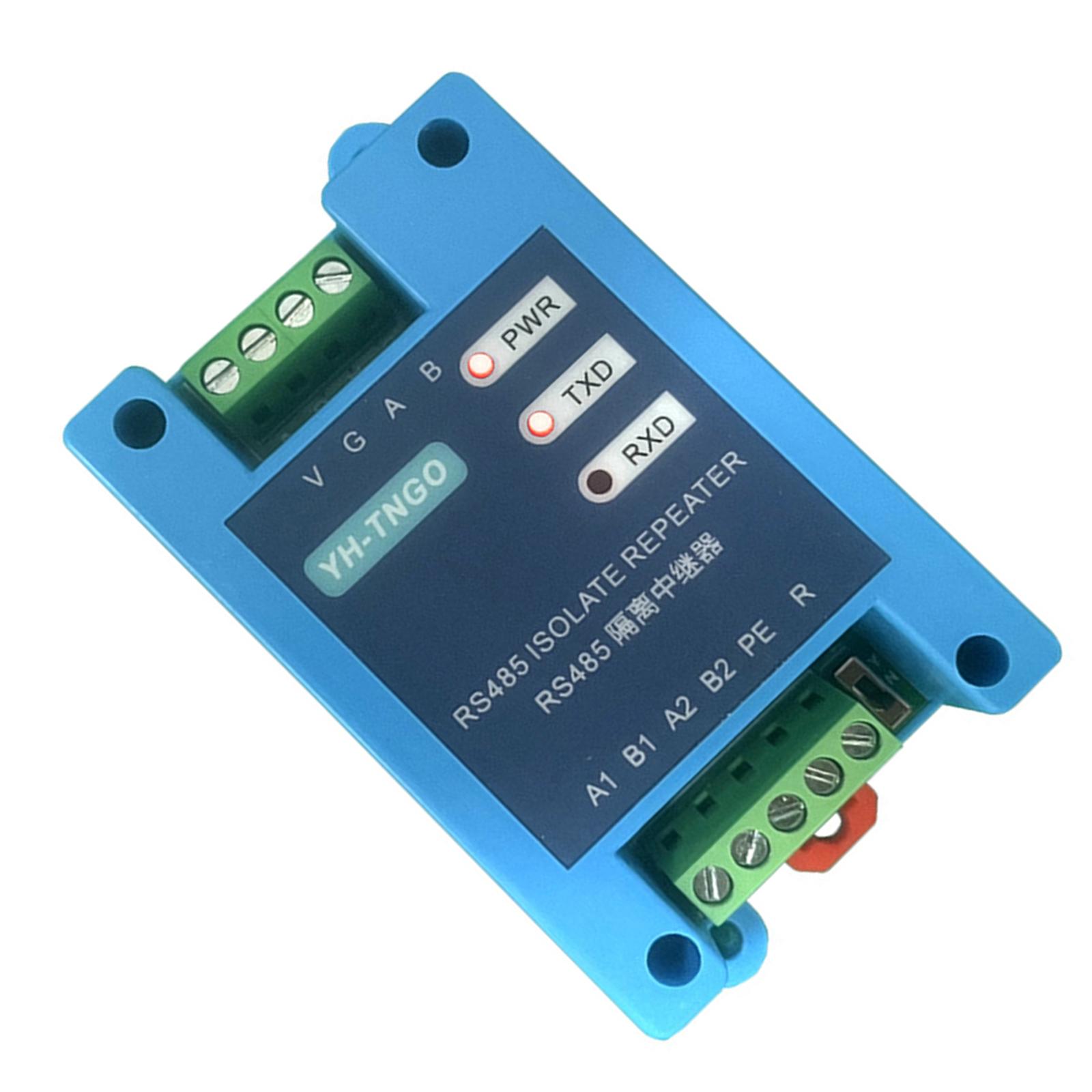 

2-канальний ретранслятор RS485 - RS485, фотоелектрична оптопара, ізоляція, ізольований комунікаційний конвертер промислового класу