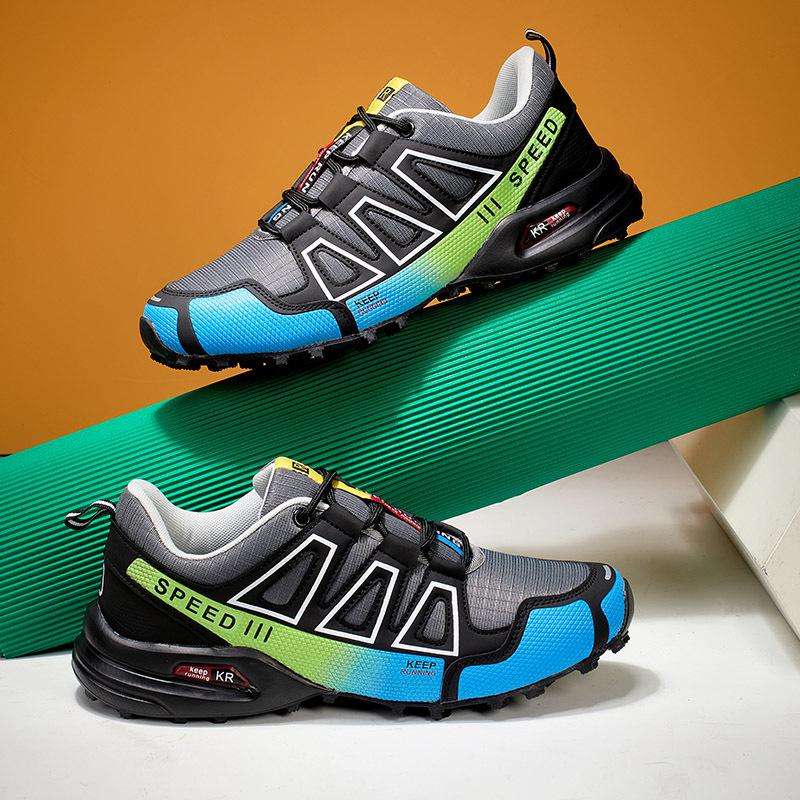 Herren Übergröße 47 Atmungsaktive Rutschfeste Wanderschuhe für Grenzüberschreitende Wanderungen, Radfahren, Reisen, Camping und Offroad-Abenteuer
