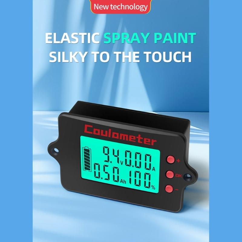 Battery Coulomb Counter Battery Charger Amp Meter Accurate Voltages Monitoring from 8V To 120V for Electric Vehicles