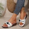 Fashion Women's Sandals Fashion Heeled Sandals for Summer Shoes Women Slippers Summer Footwear Female Wedegs Heels Sandalias De Mujer