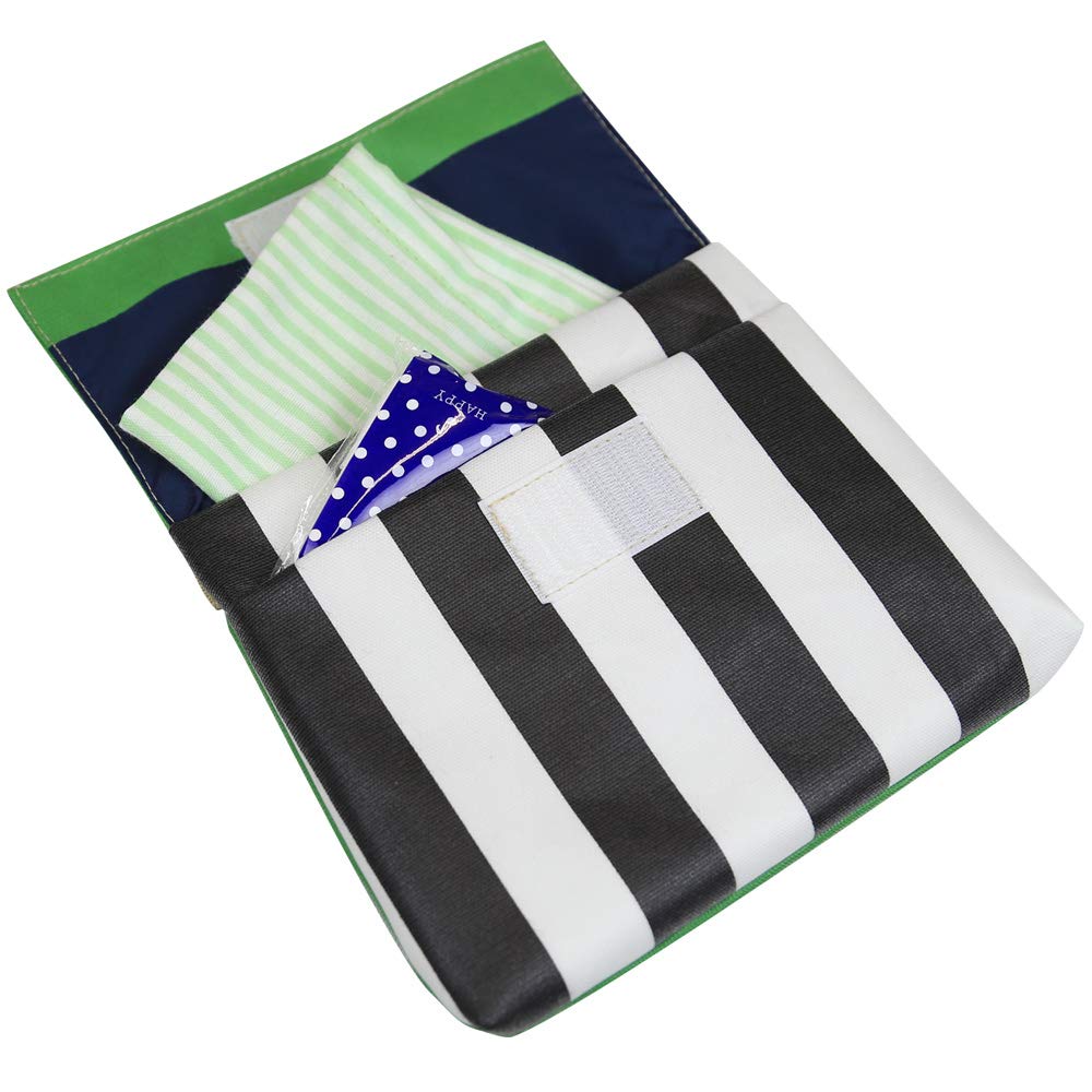 HOPPE Czarna Saszetka na Pasek w Paski z Uchwytem na Smartfon dla i Szkoły Podstawowej Wyprodukowana w Japonii Przedszkole, Szkoła, Uczniowie,