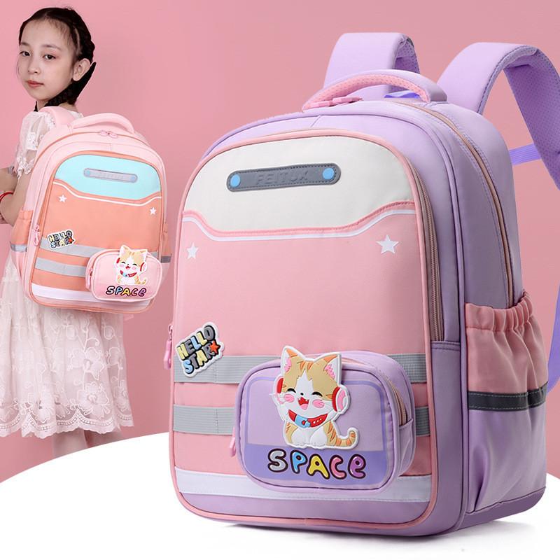 Lightweight And Stylish Kids Backpack For Boys And Girls With Nylon Material And Cartoon Patterns