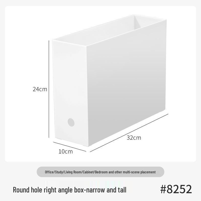 Vysoká nástěnná úložná krabice s rukojetí - Kuchyňský organizér koš pro horní police