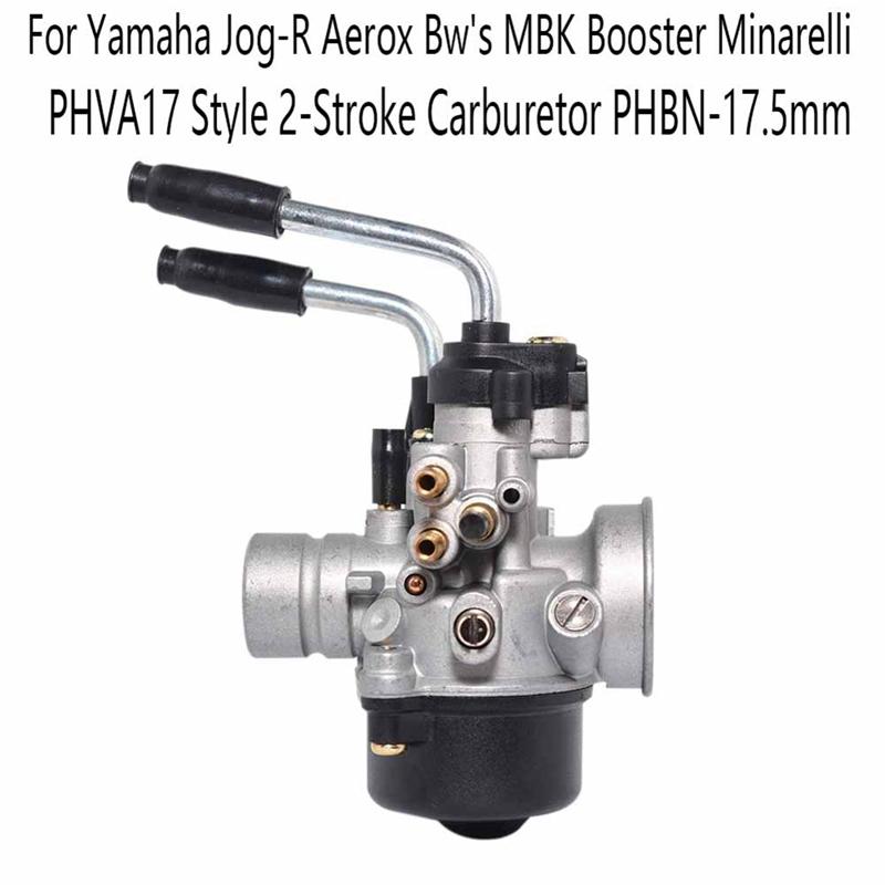 

Motorcycle Carburetor PHVA17 Style 2-Stroke Carburetor PHBN-17.5Mm For Yamaha Jog-R Aerox Bw s MBK Booster Minarelli Accessories как