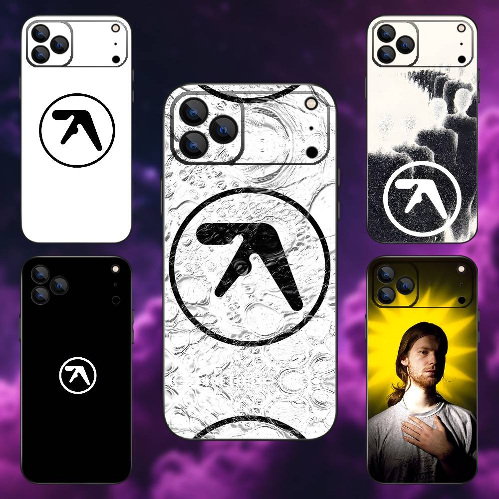A-Aphex Twin Phone Case For iPhone 17,16,15,14,13,12,11,Pro,Max,Plus,E,Air,Mini Protective Black Cover