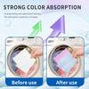 50PCS White Laundry Tablets Color Keeping Anti-String Anti-Staining Sheets Clear Odor Mixing Wash Color Absorbing Film