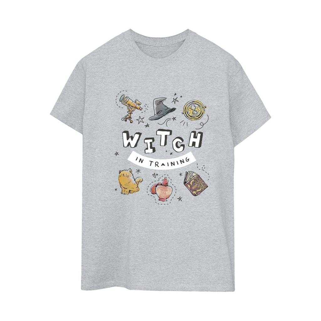 HARRY POTTER Womens/Ladies Witch In Training Cotton Boyfriend T-Shirt