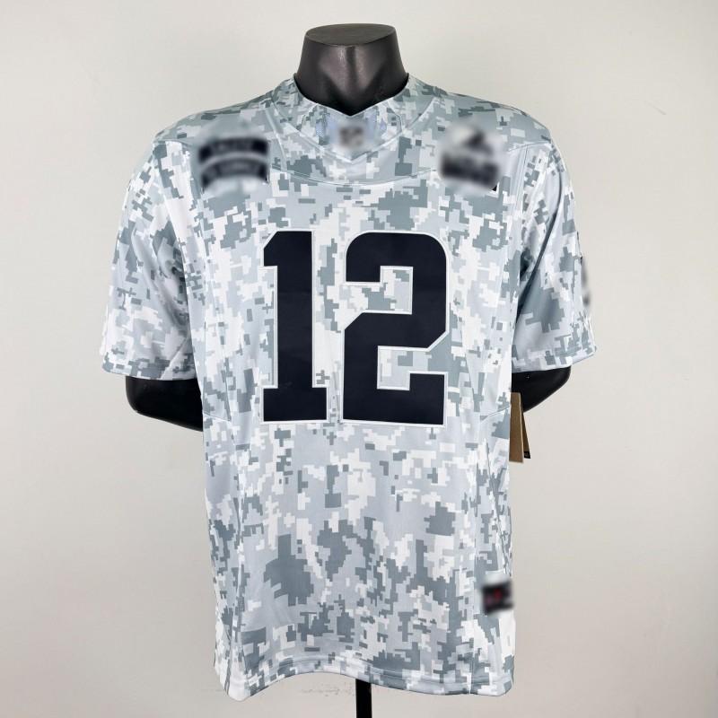 Mens American Football Jersey 3rd Gen Training Rugby Top Printed Embroidered Sports Shirt