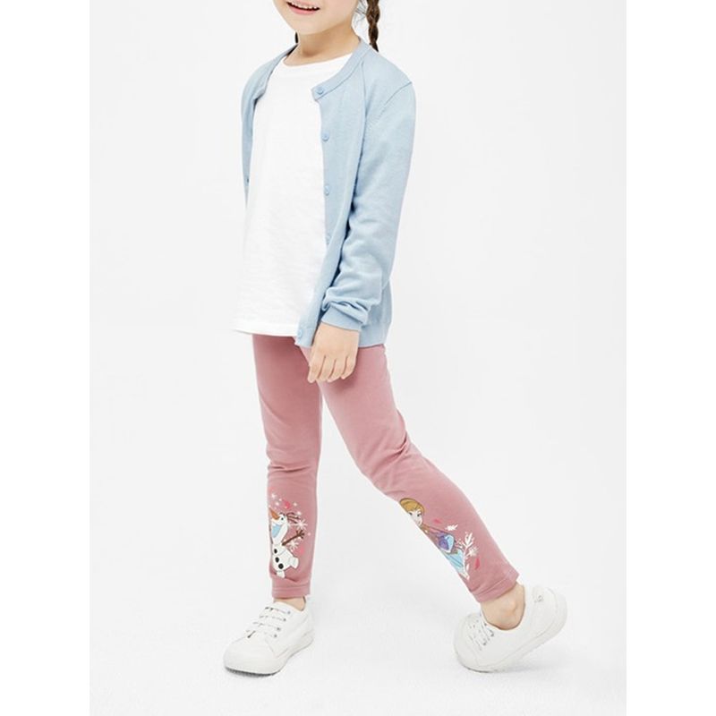 DSN Same Style Kids Leggings Spring and Autumn Baby Girl Pure Cotton Stretch Pants Rapunzel Cartoon Pants