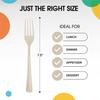 Ivory Plastic Forks 100 Pcs Ivory Forks Disposable Utensils Heavy Duty Plastic Cutlery Set Disposable Cutlery Sets Flatware Set