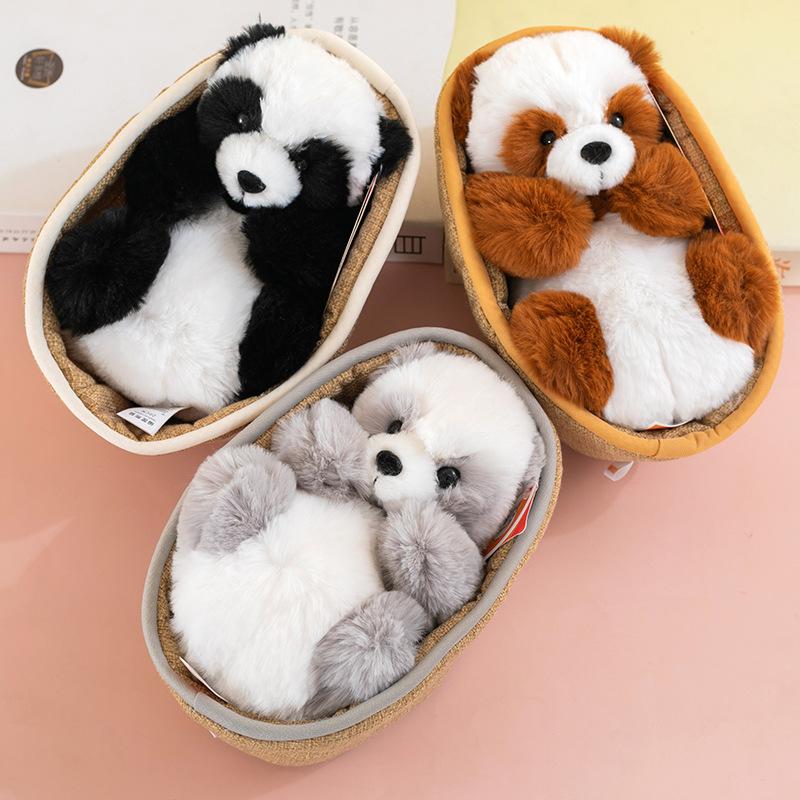 

Cute Panda Doll Boutique Plush Toy Creative Children S Birthday Gift Gift Shop Little Doll 22cm（0.16kg）