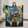 Metroids Hero Game Blankets Flannel Vintage Breathable Throw Blanket for Bed Sofa Winter