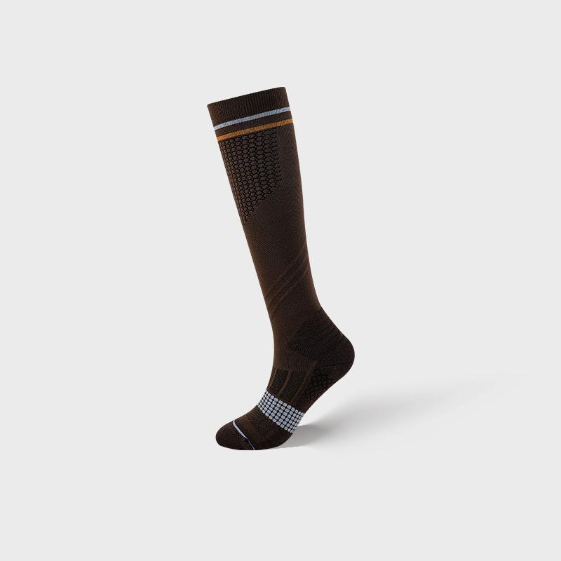 Premium Luxury Knee High Compression Socks Breathable Mesh Women Yoga Running Sports Socks Anti-bacterial