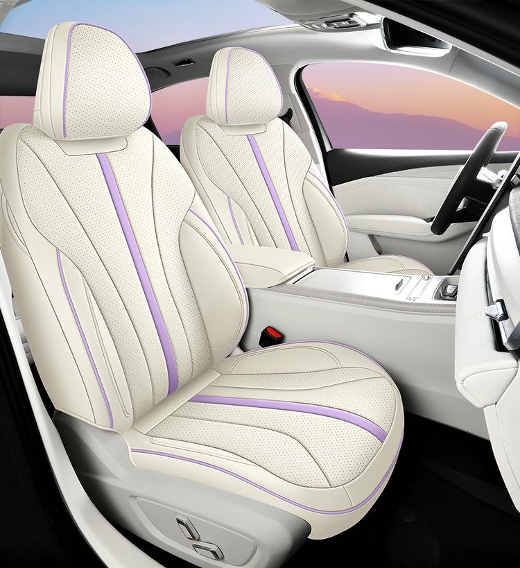 New Model Perforated Leather Car Seat Cushion for Xingrui L - Universal, All-Season Comfort