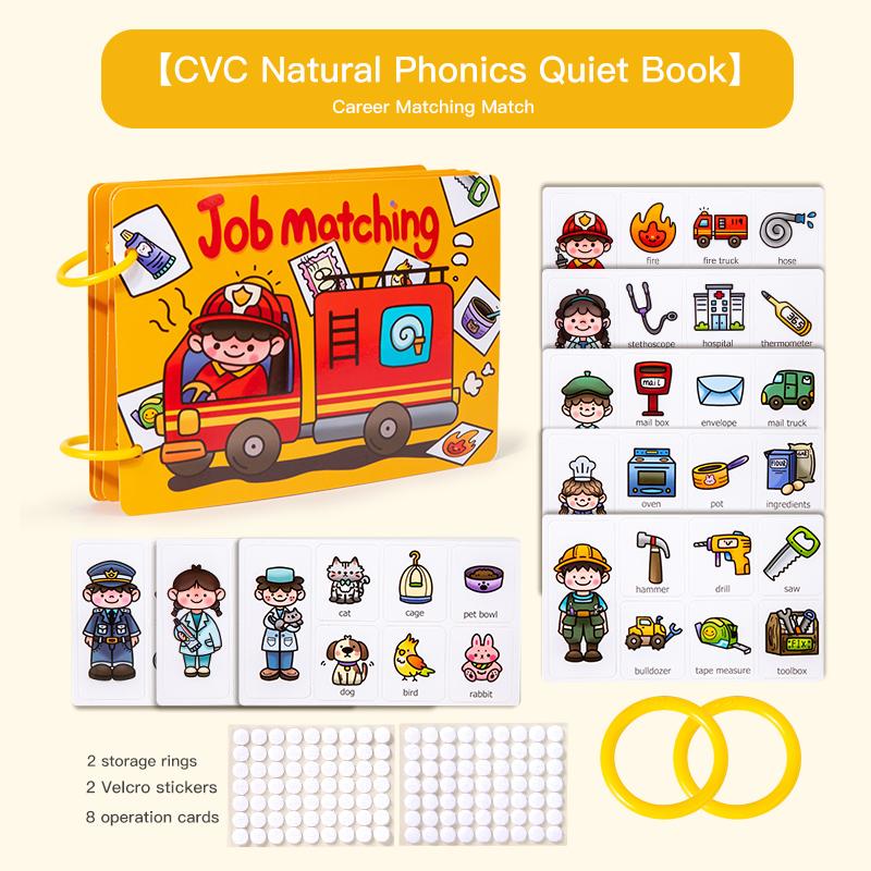 Kids Montessori Quiet Busy Book Reusable Sticker Book Educational Puzzle Sticker Jelly Book Toddler Travel Activity Packs Books