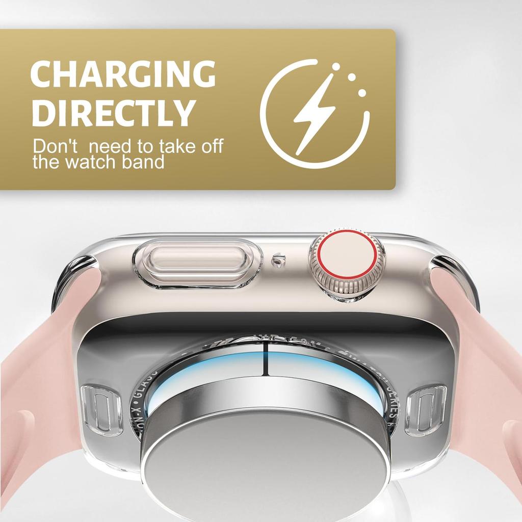 Hollow TPU Case For Apple Watch 10 46mm 42mm Accessories NO Screen Protector Soft Protective Bumper Cover iWatch Series 10 46 Mm