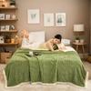 Thickened Lamb Wool Sherpa Fleece Bed Blanket Soft Fluffy Warm Cozy Plush Fuzzy Blanket With Elegant 3D Pattern For Couch Sofa
