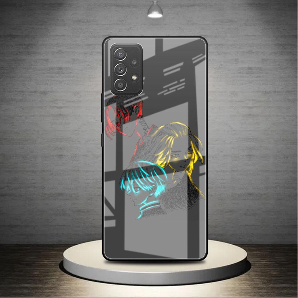 Glashülle für Samsung Galaxy A52 A71 A50 A51 A70 A21s A31 A72 A10 A12 A30 A22 5G Handyhülle Japan Anime Tokyo Revengers