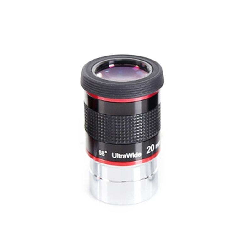 Telescope Eyepiece 1.25In 6mm/9mm/15mm/20mm UltraWideAngle 68° Astronomical Monocular Eyepiece for Planet Observation
