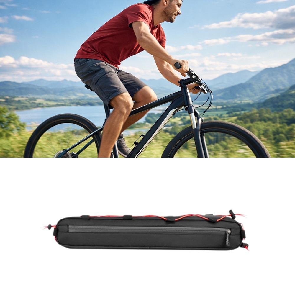 

Waterproof Bicycle Triangle Bag Nylon Bike Under Tube Bag Bicycle Storage Bag Mountain Bikes L