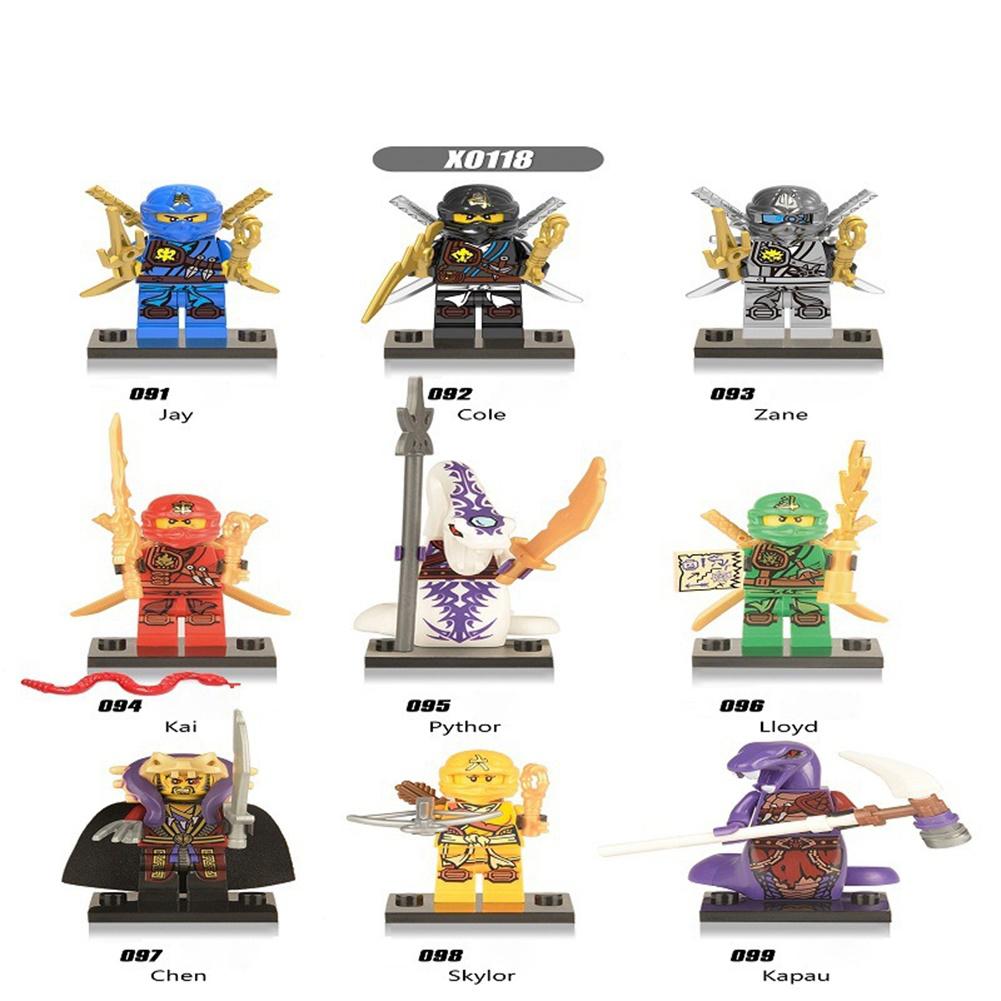 Blocuri de construcție Minifigurine Ninjago Blocuri de construcție Puzzle pentru copii Diy creativ Jucării