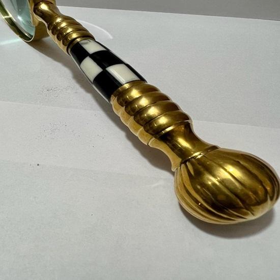 Brass Magnifying Glass Handheld 5x Page Reader for Books, Maps, Nautical Decor Collectible Magnifier, Anniversary Gift, Graduation Gift