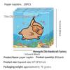 Capybara Cartoon Party Tableware Set: Disposable Tablecloth, Napkins, Plates, Decorations