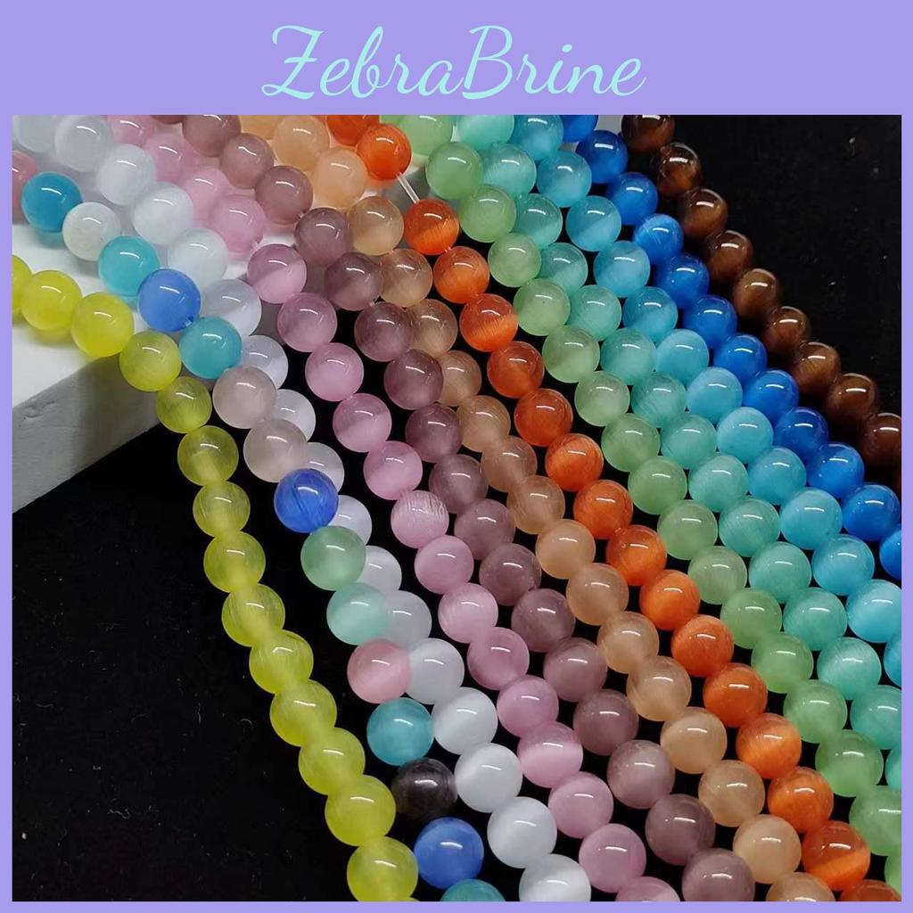Colored Eye Beads Round Cats For Diy Jewelry Crafts
