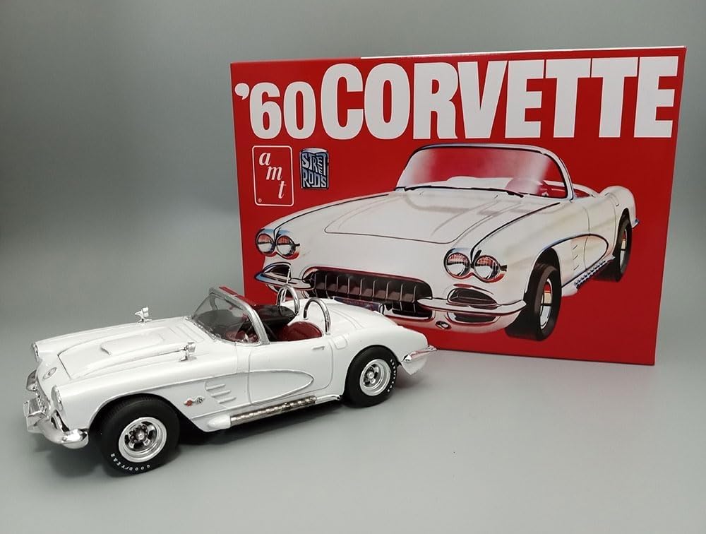 Platz AMT 1960 Chevrolet Corvette Plastic Model AMT1374 1/25