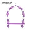 Macaron Rainbow Bird Climbing Pole & Stand Toy for Parrots and Budgies