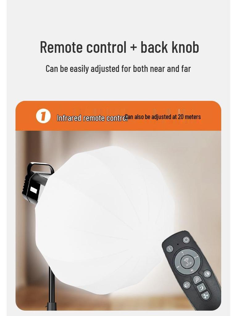 Soulmate N360Bi Professional Spherical Live Broadcast Fill Light for Tender Skin Beauty Streaming