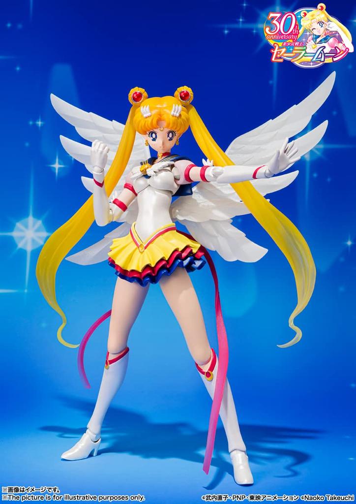 TAMASHII NATIONS Sailor Moon Eternal Sailor Moon Approximately 135mm Painted Movable Figure S.H.Figuarts ABS&PVC