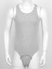 Mens Athletic Sleeveless Bodysuit U Neck Sportswear with Snap Closure for Fitness Exercises Gym Sessions