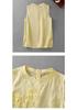 European-Style Floral Embroidered Cotton Linen Sleeveless Top for Women