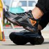 Fashion Safety Men Work Sneakers Anti-smash Outside Shoes Steel Toe Protective Boots Anti-puncture Work Sport Security Shoes