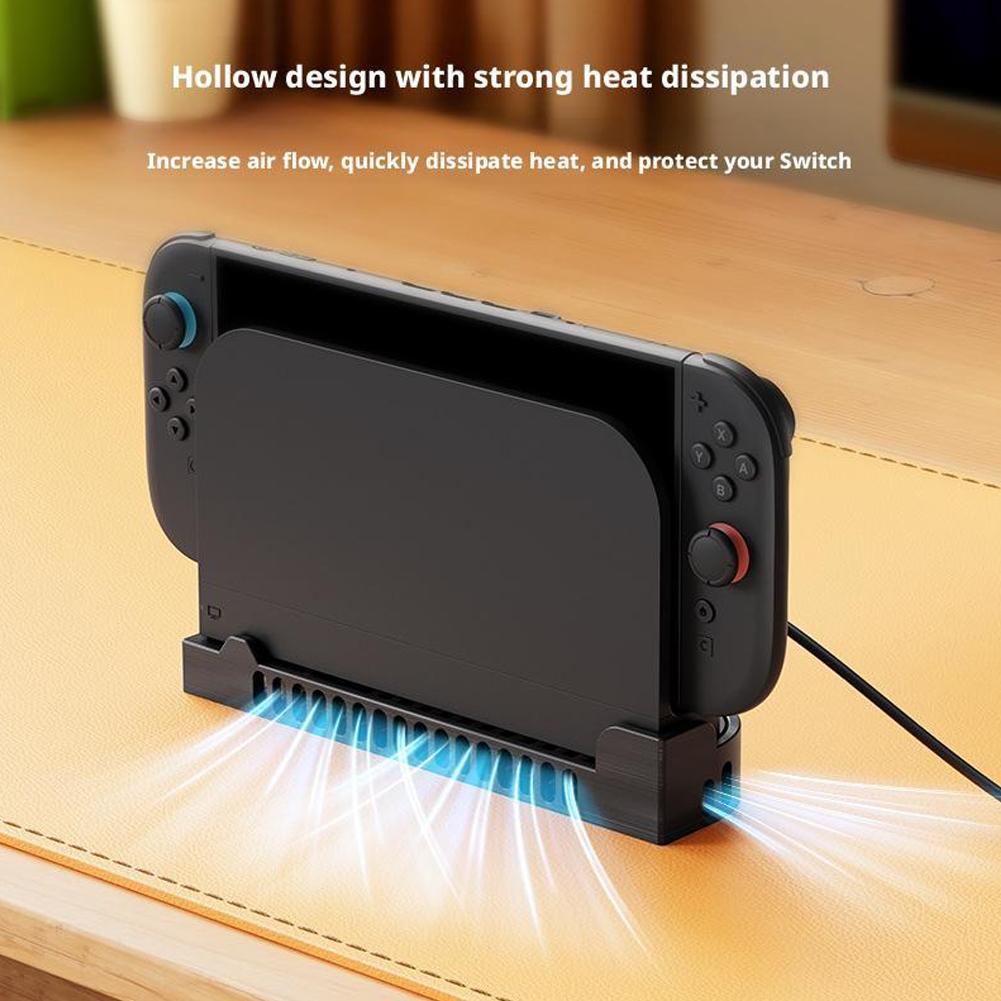 Heat Dissipation Base For Switch 2 Host Cooling Fan Base NGC HUB Expansion NS 2 Large Wall Bracket For Gaming Consoles