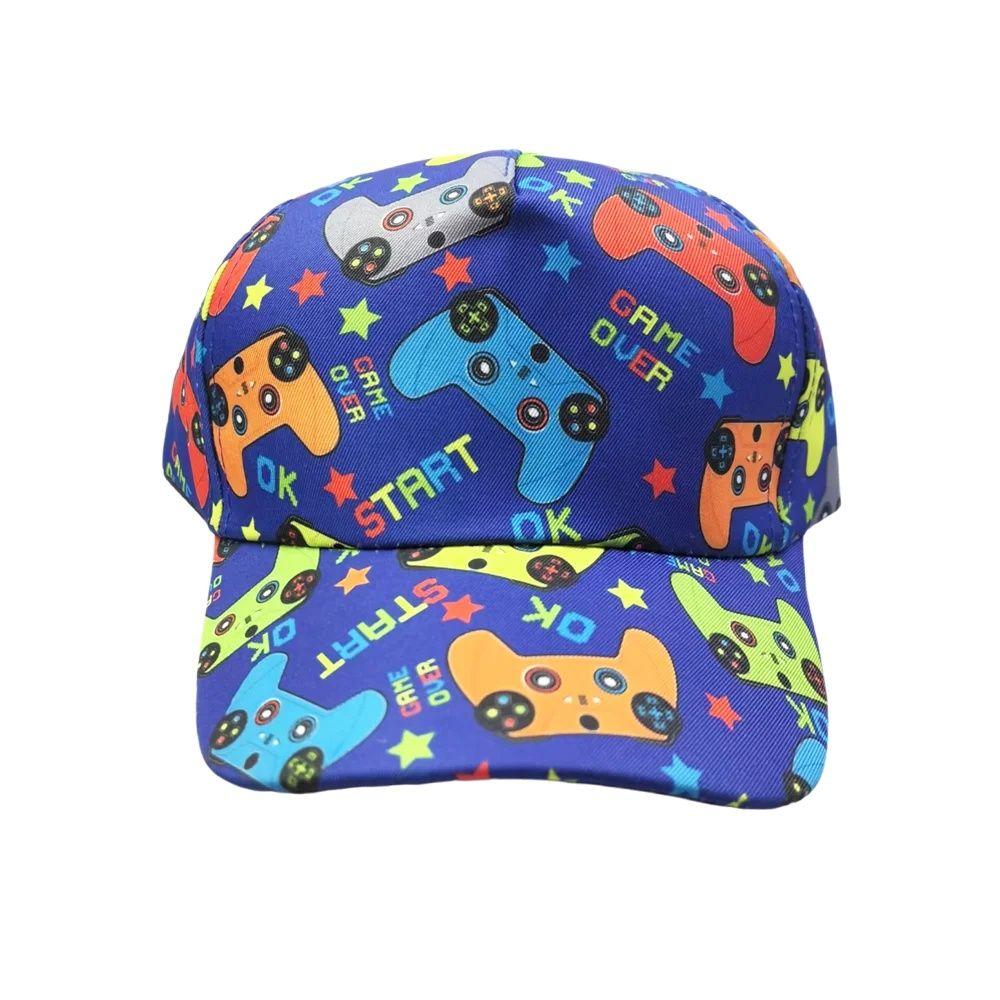 Hot Cartoon Print Child 54cm Head Circumference Baseball Caps for Boy Girl Under 10 Years Old Dazzling Lovely Snapback Hats Zj19