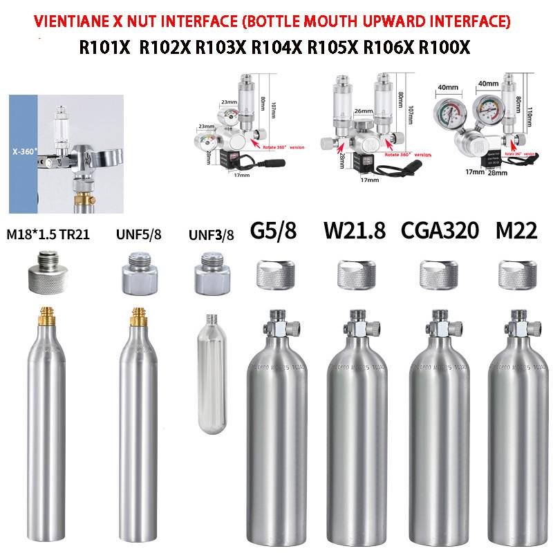 Aquarium CO2 Regulator Solenoid Valve Bubble Meter CO2 Control System Plant Water Grass Tank CO2 Pressure Reducing Valve