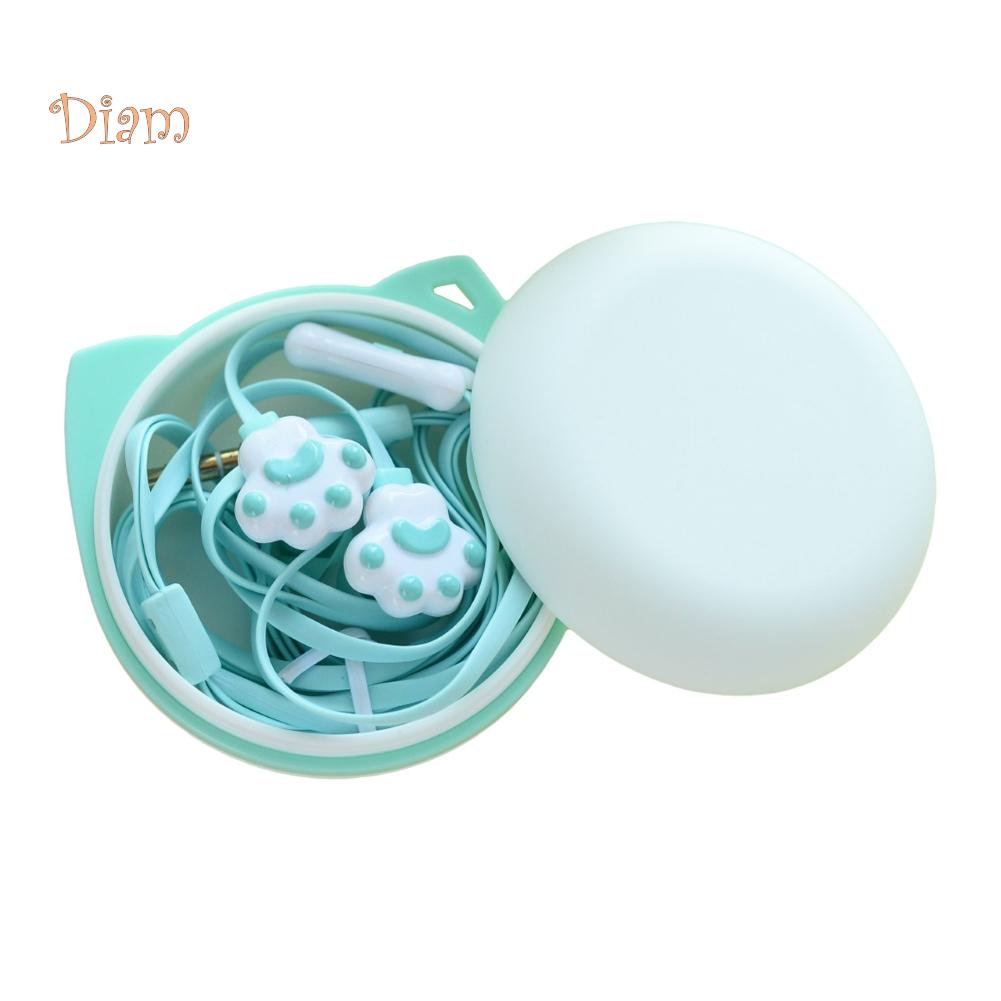SP Cute Cat Claw 3.5mm Jack Wired In-ear Phone Earphones Headphone