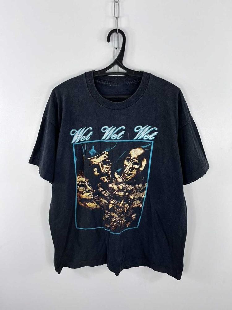 

Футболка с логотипом группы Wet Wet Wet, размеры от S до 5XL, NZ345, унисекс XXXXL