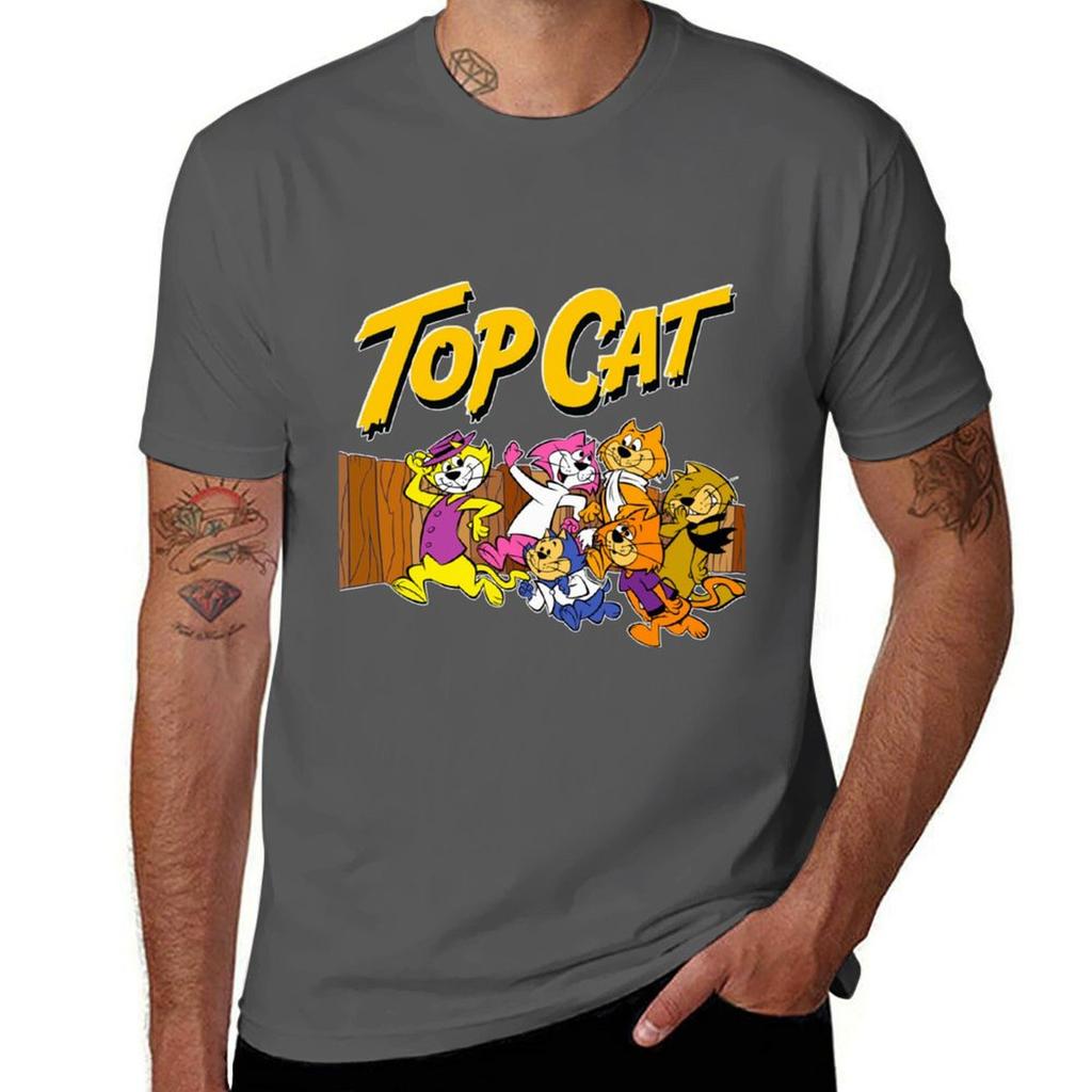 Top Cat- Limited Edition | Perfect Gift T-Shirt Boys Animal Print Korean Fashion Sports Fans T Shirts Men