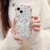Full Screen Flower iPhone15promax Mobile Phone Case Apple 14 Transparent 13/12 Fine Hole Anti-drop 11