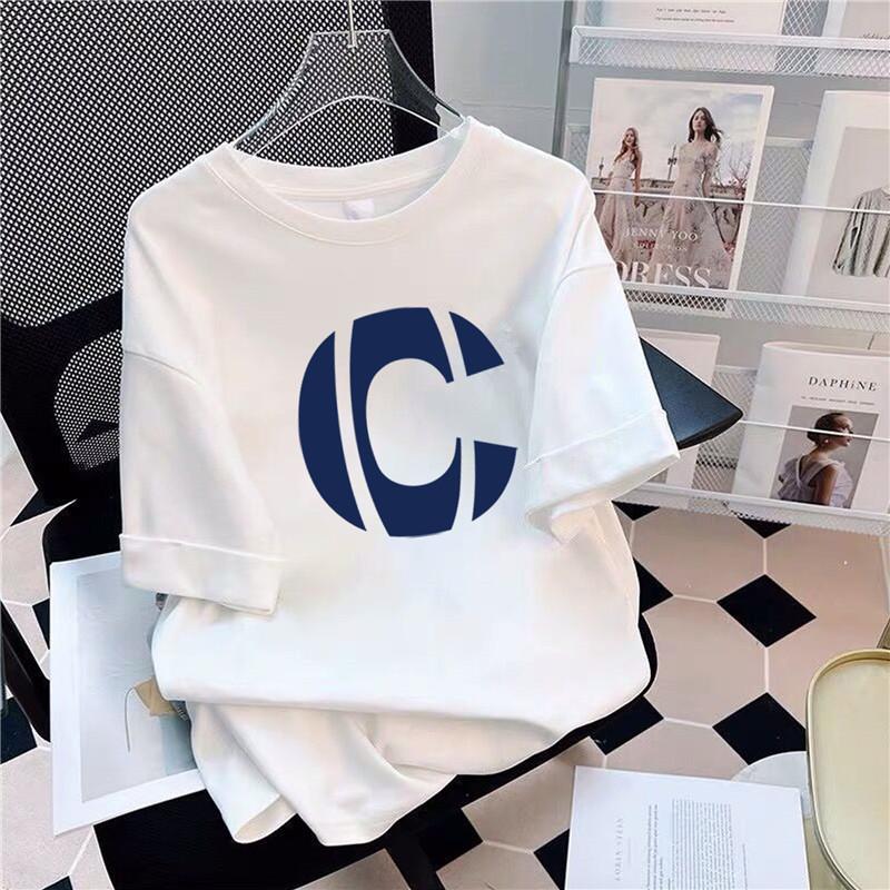 

Футболка из хлопка с короткими рукавами для женщин, летняя, свободного покроя, Fat Mm, с короткими рукавами, нишевая белая футболка с верхом для женщин 3XL