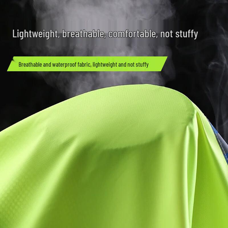 Oransje refleks delt regndress for voksne