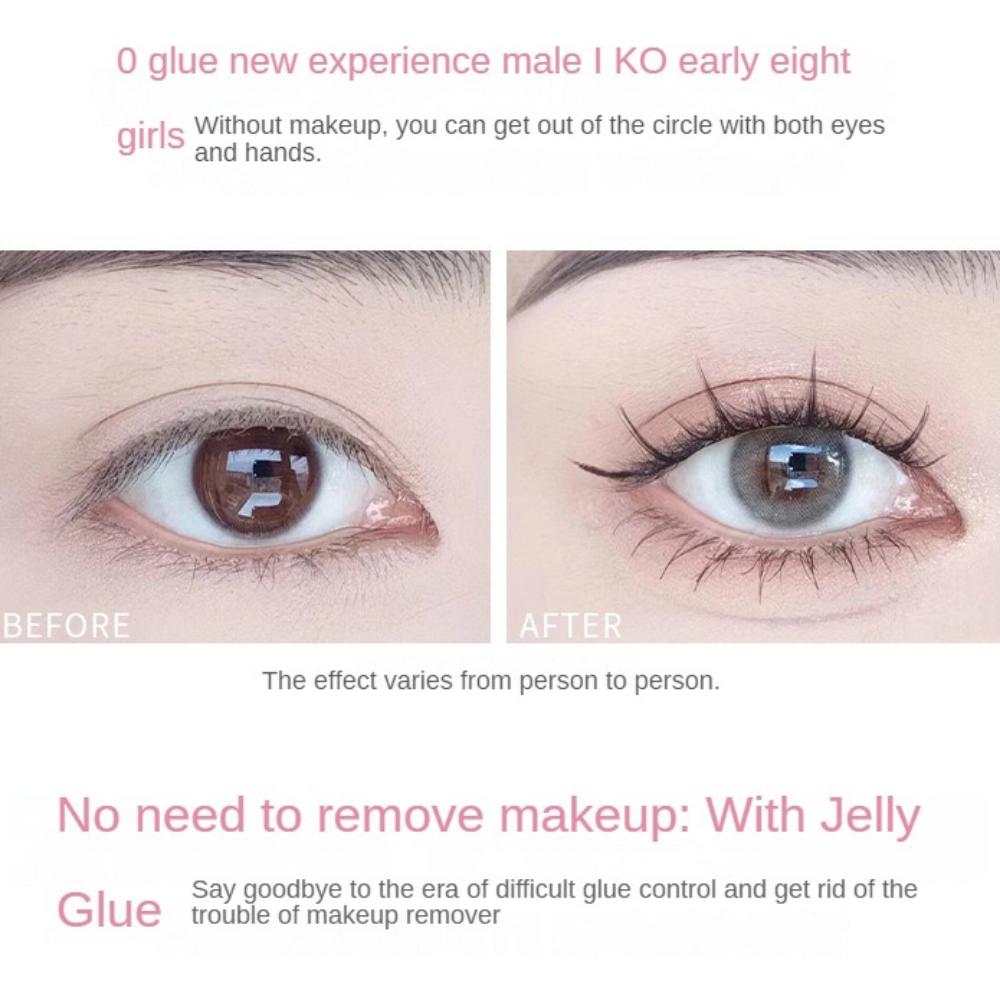 Glue-free False Eyelashes for Women, Sunflower Trilogy, Natural Simulation, Glue-free Self-adhesive Eyelash Stickers for Lazy People