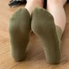 4 Pairs of Women's Socks Women's Center Tube Socks New Cotton Ice Silk Candy Color Versatile and Customizable Cut Socks At Will