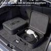 EV Charger Cable Bag Felt Electric Vehicle Charging Cord Organizer Electric Vehicle Charging Cable Organizer Bag for Extension