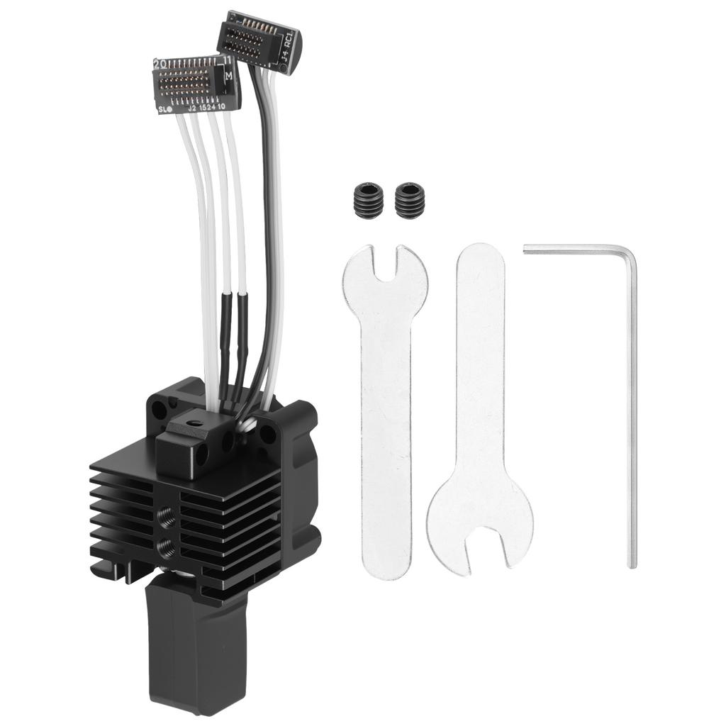 For Bambu Lab P1S Hotend Complete Assembly Upgrade Hardened Steel Extruder Kit For X1 X1C P1P P1S Fan Nozzle X1 Carbon Hot End