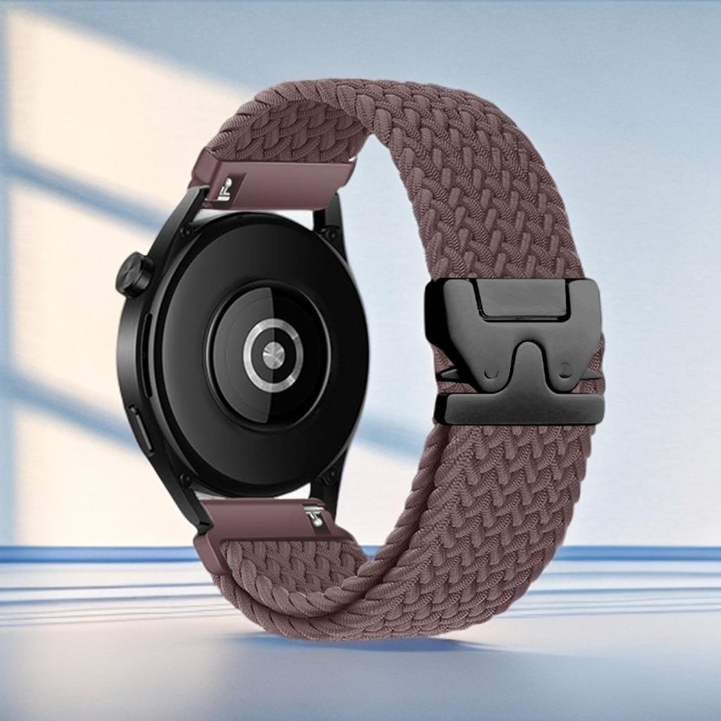 18/20/22mm Adjustable Braided Strap for Huawei GT 6/5/4/2/Watch 5/Garmin Fenix 7/Forerunner 265/255/Venu 3 Replacement Watchband